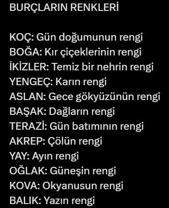 Sizin renginiz nedirr 🎀🎀?