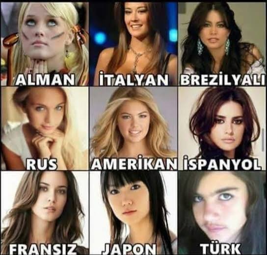 Hangi ülkenin karşı cinsi ile aşk yaşamak isterdiniz?