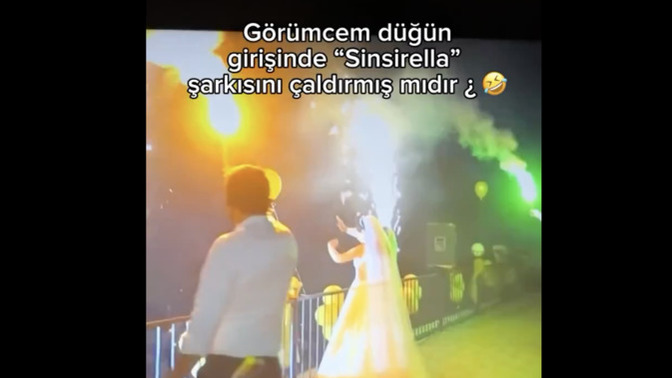 Düğünde organizatörlük yapan görümce, çıkış şarkısı olarak “Sinsirella” şarkısını çaldırdı. Başına gelse ne tepki verirdin?