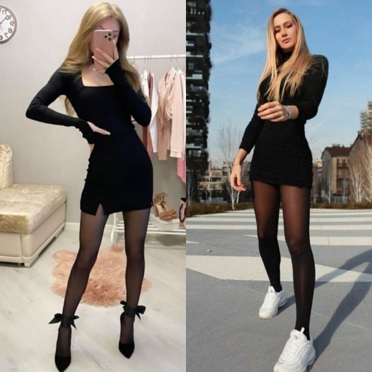 Elbisenin altına külotlu çorap giymek yakışıyor mu?