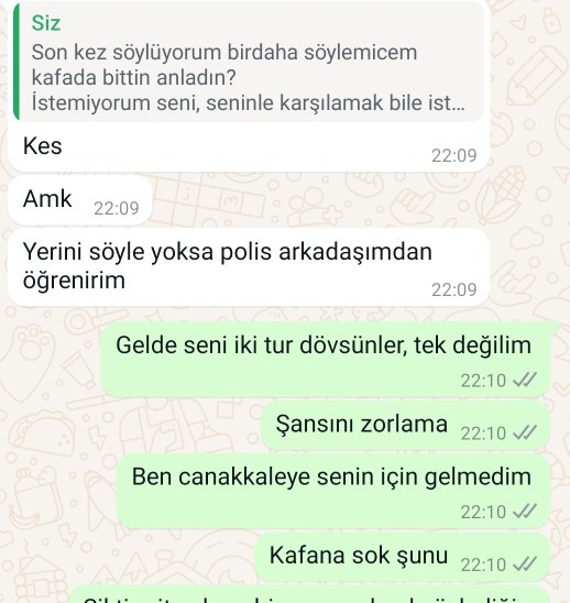 Eski sevgilime memleketindeyim şakası yaptım?