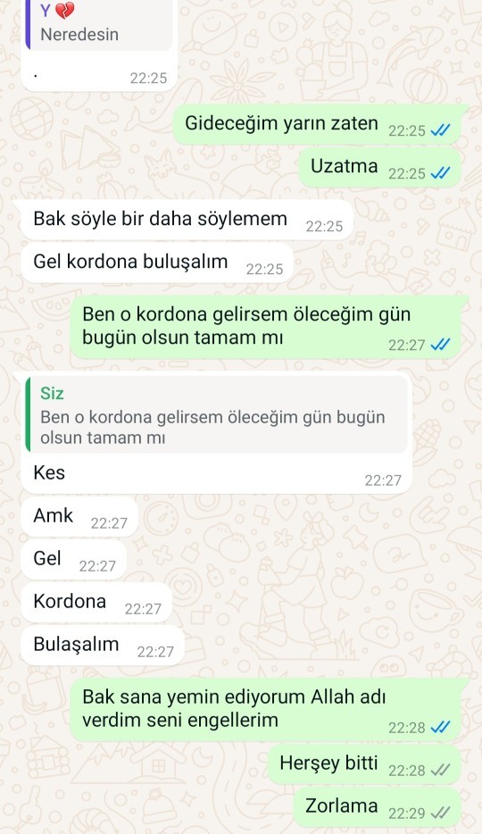 Eski sevgilime memleketindeyim şakası yaptım?