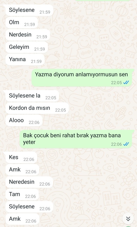 Eski sevgilime memleketindeyim şakası yaptım?