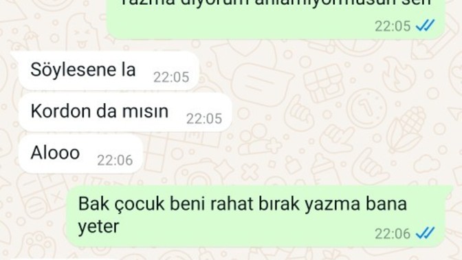 Eski sevgilime memleketindeyim şakası yaptım?