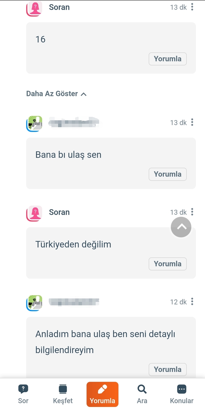 Ne kadar da yardım sever bir millet olduk! değil mi?
