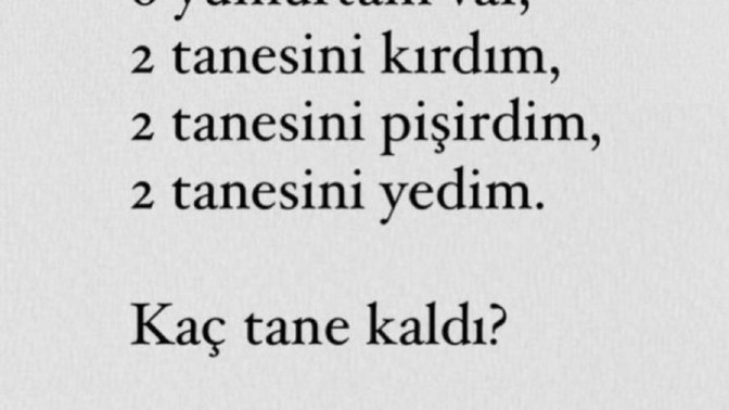 IQ testinden bir soru cevap kaçtır?