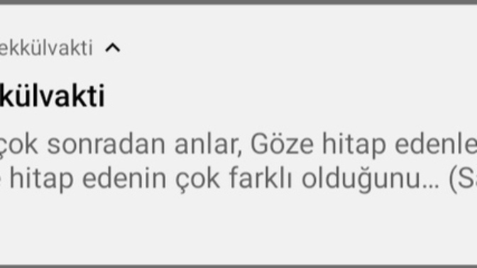 Güne hangi sözü bırakmak isterdiniz?