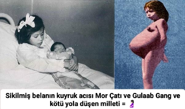 Analığına verilmiş cehennem ayakları.