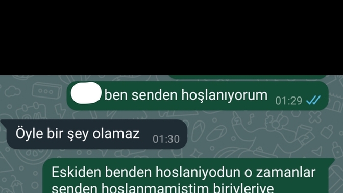 Sevdiğim çocukla mesajlaşmamız beni istemiyo?