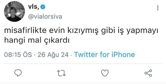 Misafirlikte size de kalk şunu yap diyorlar mı?
