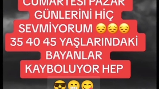 Hangi günleri daha çok seviyorsunuz?