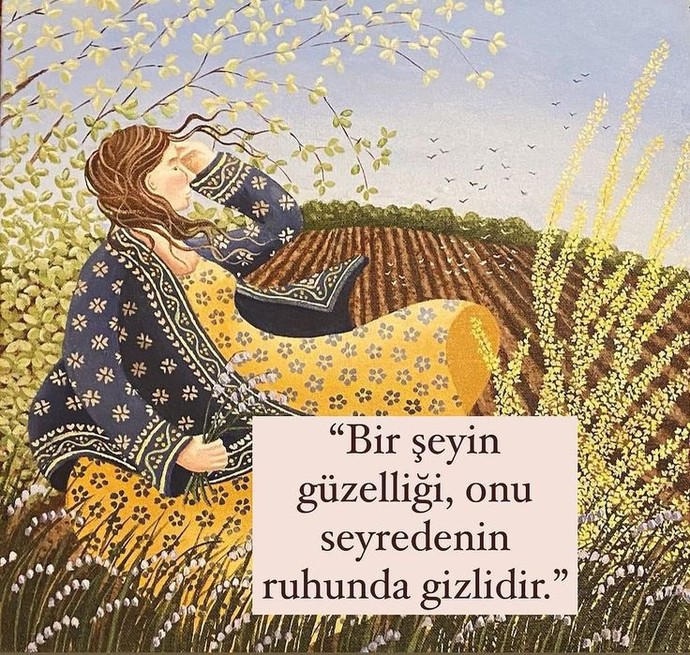 Bir şeyin güzelliği neyde gizli sizce 🦋?
