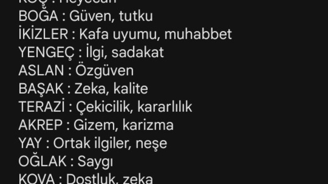Burcuna göre karşı cinste ne arıyorsun?
