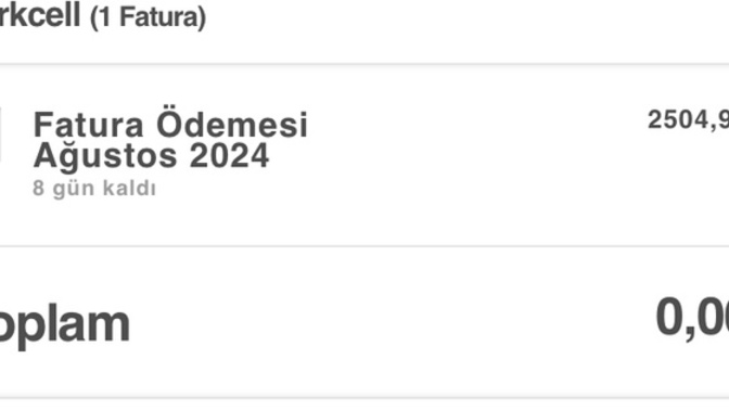Turkcell faturam bu ayda 2684 lira geldi diye uzuluyordum annemin faturasi 2504 lira gelmiss sizce babama yazik mi 🤣?