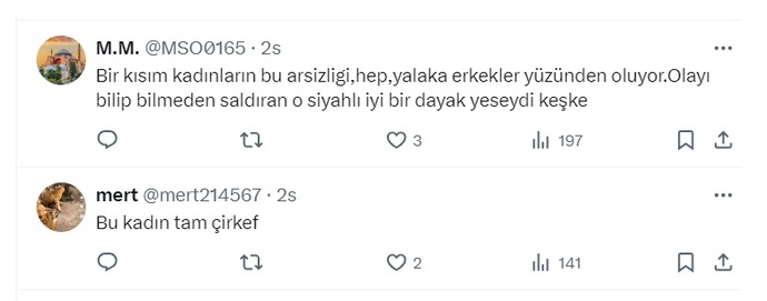 Türkiyede bir erkekle birlikte olmak can güvenliğini riske atmak mıdır? Koynumuza celladımızı mı alıyoruz?