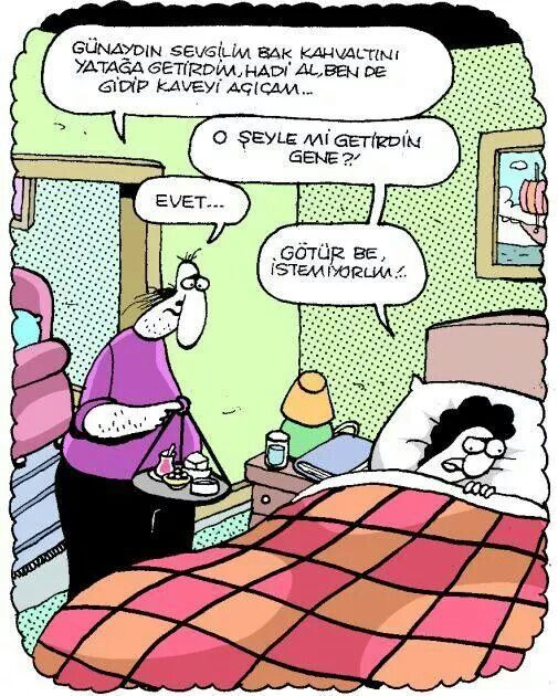 Zevk dolu bir gecenin sabahında partnerinin yatağa kahvaltı getirmesi seni nasıl etkiler?