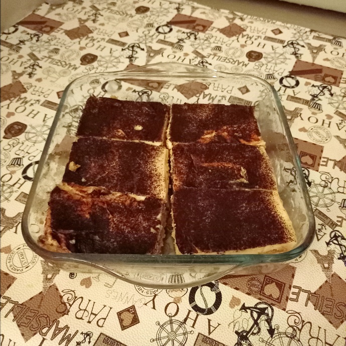 Tiramisu yaptım yer misiniz?