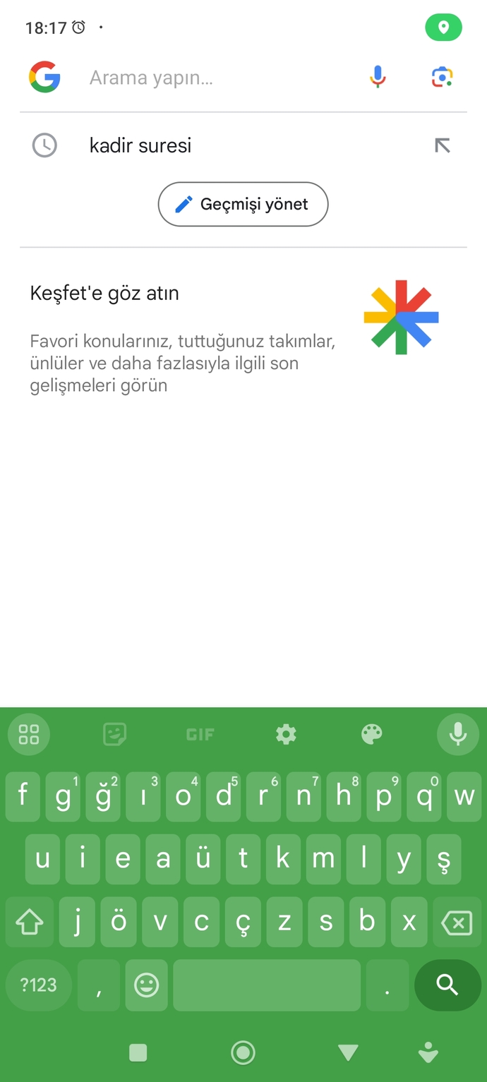 Arkadaşlar ben Googlea girdiğin zaman arama motoruna şarjımın yazılı olduğu yerin yanında yeşil bir ok çıkıyor sonra o yeşil bir?