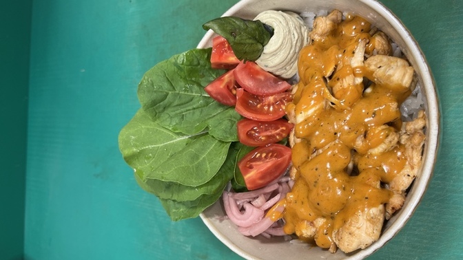 Tavuk bowl yaptım nasıl olmuş sizce?