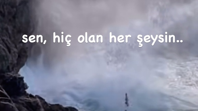 Hiçbir şey olmadığını ne zaman idrak ettin?