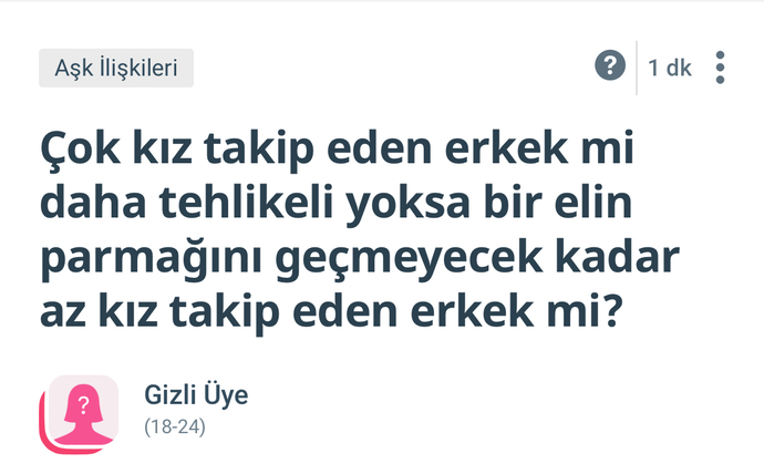 Çok kız takip edince ne oluyor?