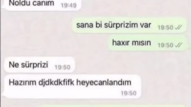 Yeni sevgiliniz size haber vermeden sürpriz bir şekilde yanınıza geldiğini söylerse ne yaparsınız?