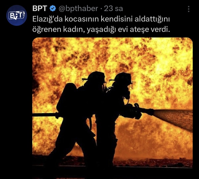 Aldatilirsaniz evi yakar misiniz?