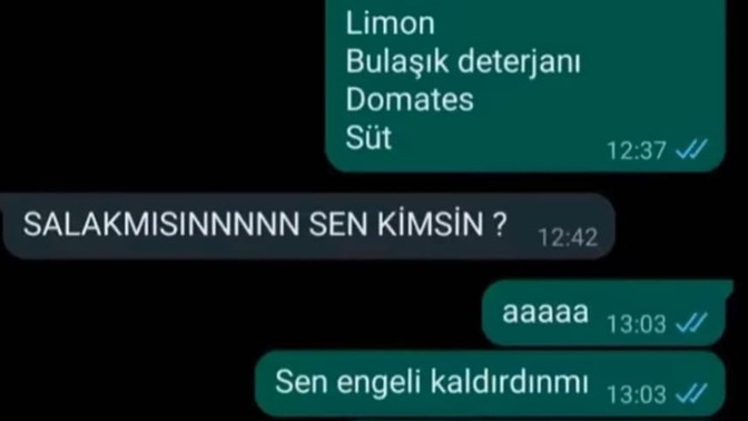Hiç Engellediğiniz birini not defteri olarak kullandınız mı?
