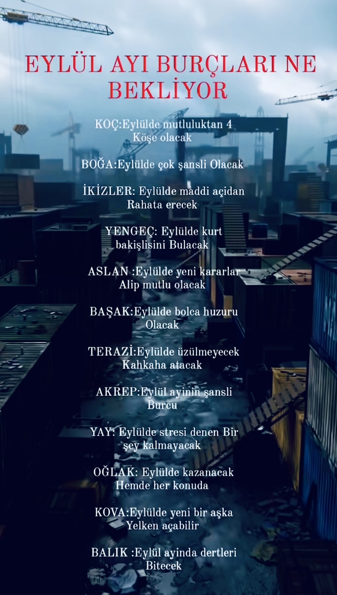 Eylül ayı burçları ne bekliyor?