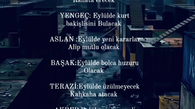 Eylül ayı burçları ne bekliyor?