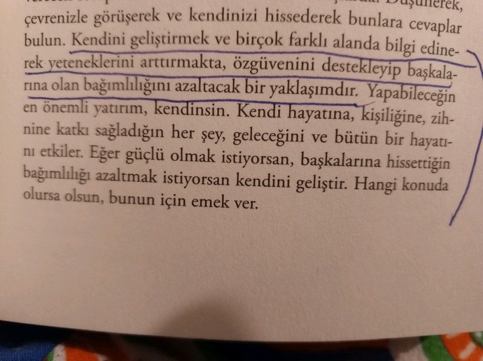 Kendinizi gelistirmek için neler yapıyorsunuz?