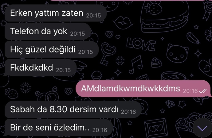 Sevgilim bu mesajları gördü diye benden ayrıldı haklı mı?