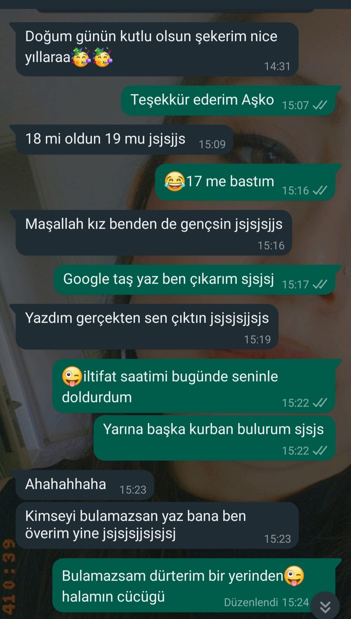 Doğum günümü neden kutlamıyor sunuz?