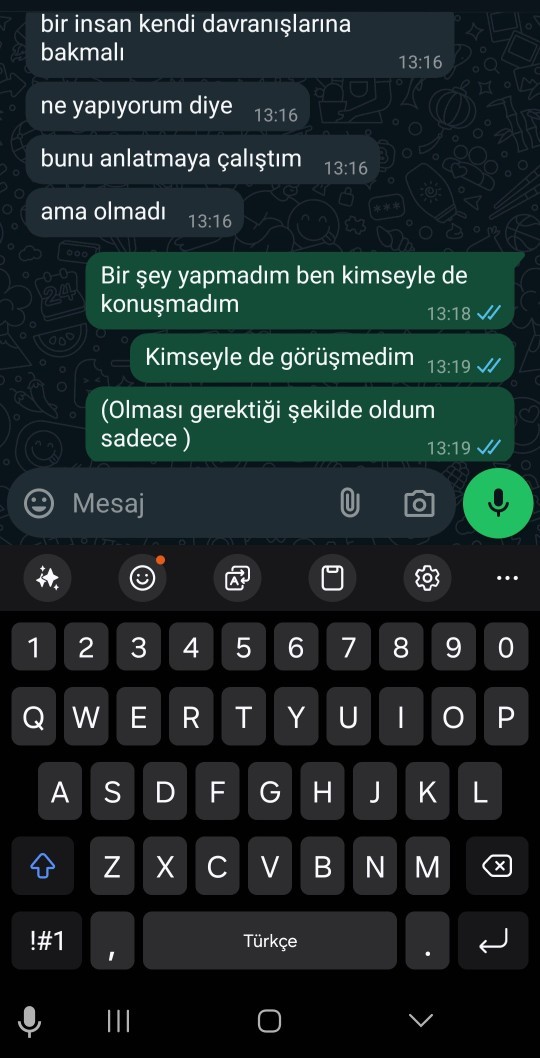 Ne yanıt vereyim?