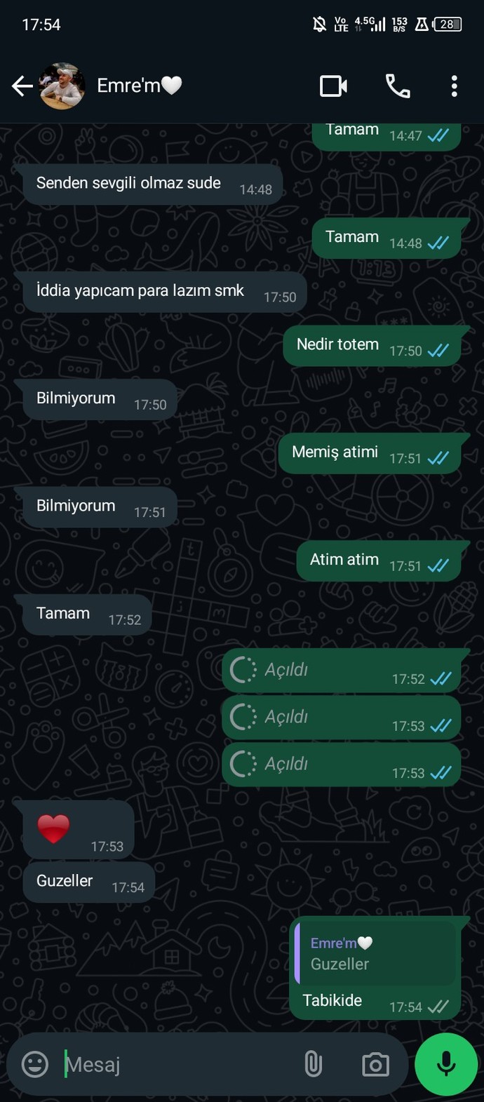 Nedensi böyleyiz acabası?