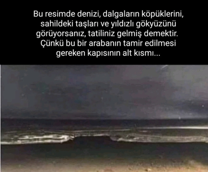 Bu fotoğrafta gördüğün nedir?