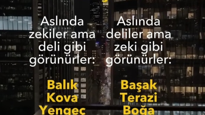 Deli gibi görünen zekilerden misin yoksa zeki gibi görünen delilerden mi?