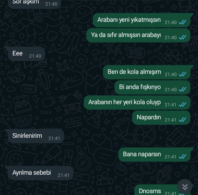 Erkekler cidden bu mudur 😂?