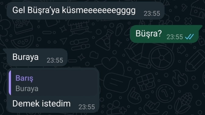 Flörtüm bana farklı bir kız ismiyle seslendi ne düşünmeliyim?