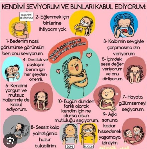 Kendinizi seviyor musunuz? İlk önce kişi kendini sevmeli kendini sevmeyen başkasını sevemez sizcede öyle değil mi?