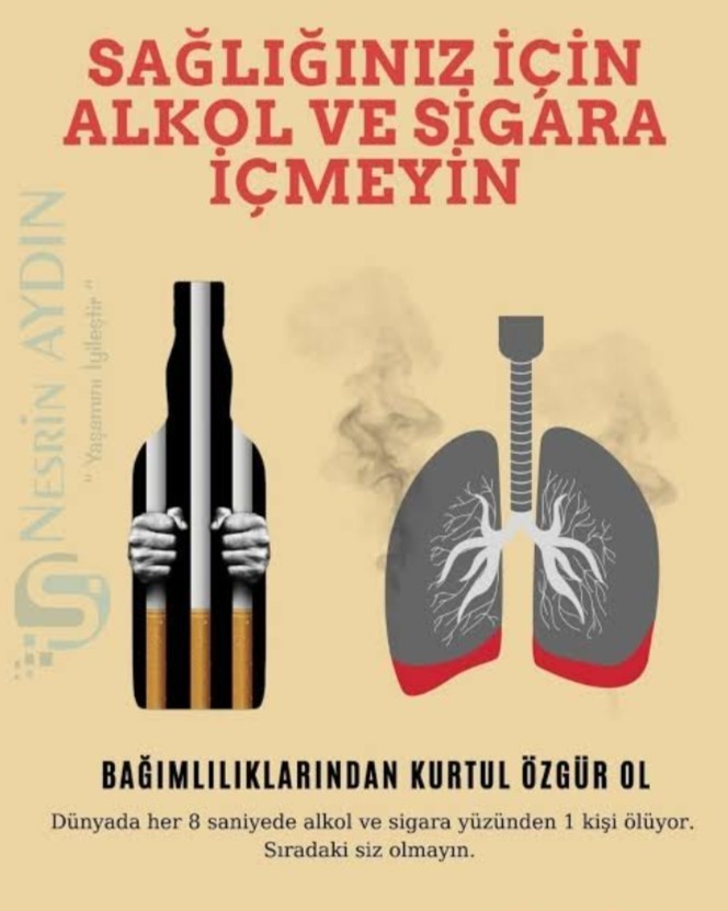 Hayatında hiç ağzına sigara ve alkol almayan ve almayacak olan var mı?