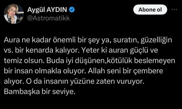 Niyetinin güzelliği kişiye yansıyor mu sizce?