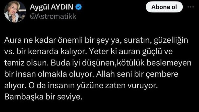 Niyetinin güzelliği kişiye yansıyor mu sizce?