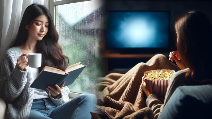 Kitap okumak mı, dizi-film izlemek mi?