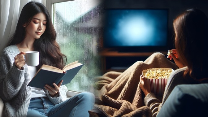Kitap okumak mı, dizi-film izlemek mi?