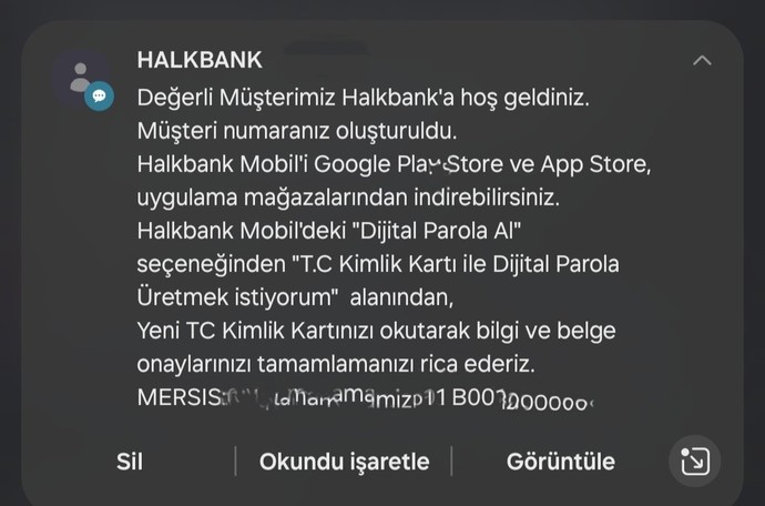 Adıma hesap mi açılmış?