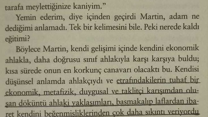 Geceye sevdiğiniz kitaptan bir alıntı bırakır mısınız?
