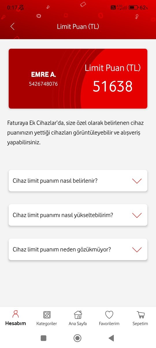 Vodafone faturalı kullanıcısıyım Yanımda uygulamasına güncelleme gelmiş?