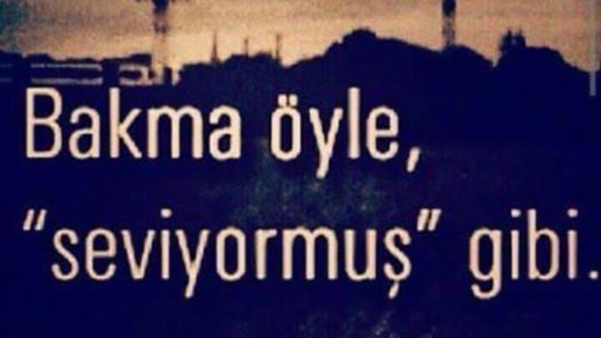 Hiç karşı cinse seviyormuş gibi baktın mı?