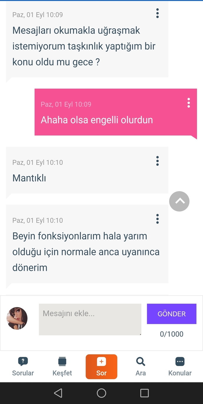 Arkadaş arkadaşım değil moderatör bu arada 😂